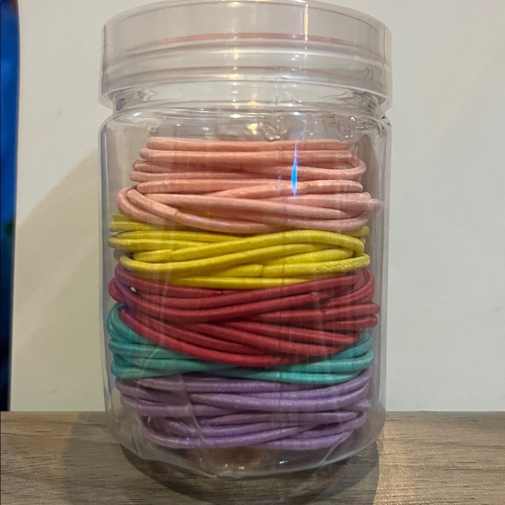 Colorful Hair Ties Set NEW
